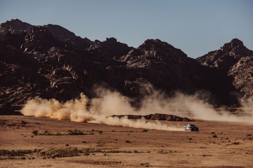 Nasser Saleh Al-Attiyah at the Saudi Baja.