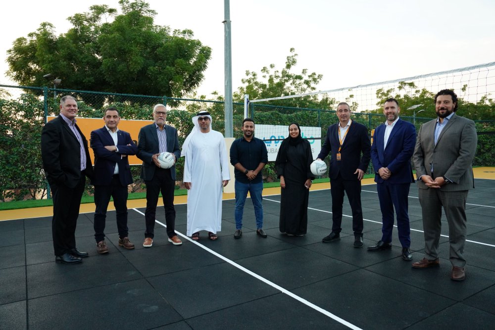Image 1 - Continental Tires and Dubai Municipality Unveil Sustainable Volleyball Court