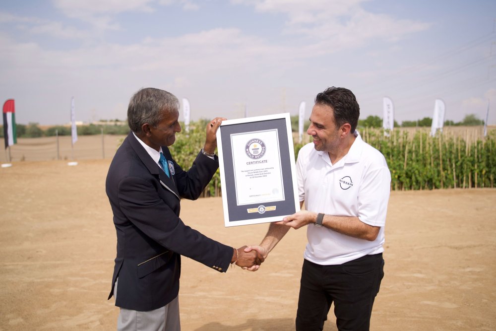 Nissan Middle East sets new Guinness World Records™ title in celebration of 52nd UAE National Day (1)