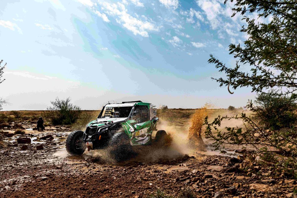 Saleh Al-Saif is challenging for honours at Qassim Rally Totota this weekend.