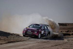 Abdulaziz Al-Kuwari at the Qatar International Rally in 2025.