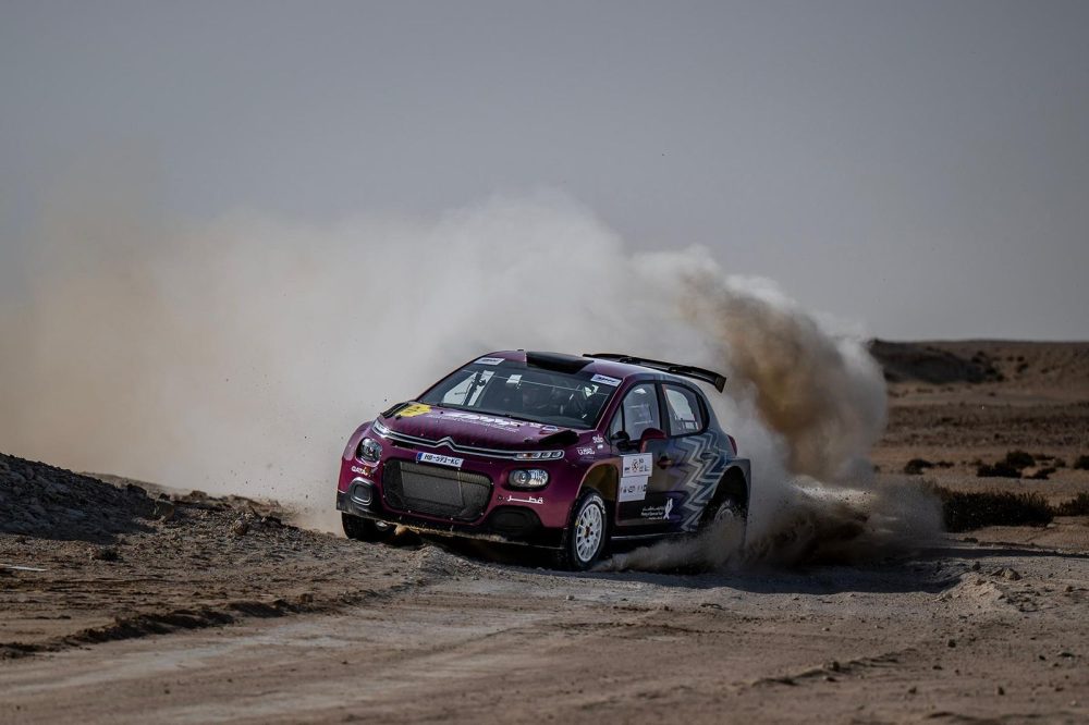 Abdulaziz Al-Kuwari at the Qatar International Rally in 2025.