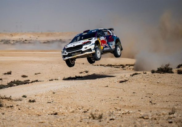Nasser Saleh Al-Attiyah in action in Qatar last year,