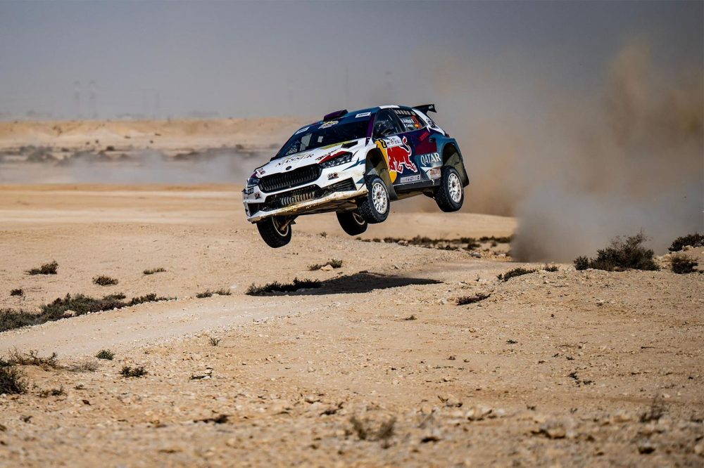 Nasser Saleh Al-Attiyah in action in Qatar last year,