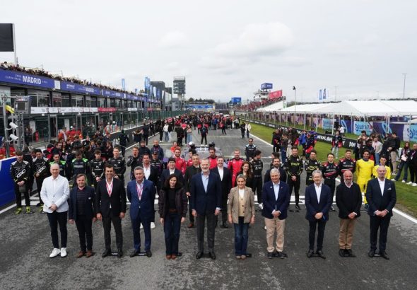 King Felipe VI’s presence highlighted the growing importance of sustainable motorsport